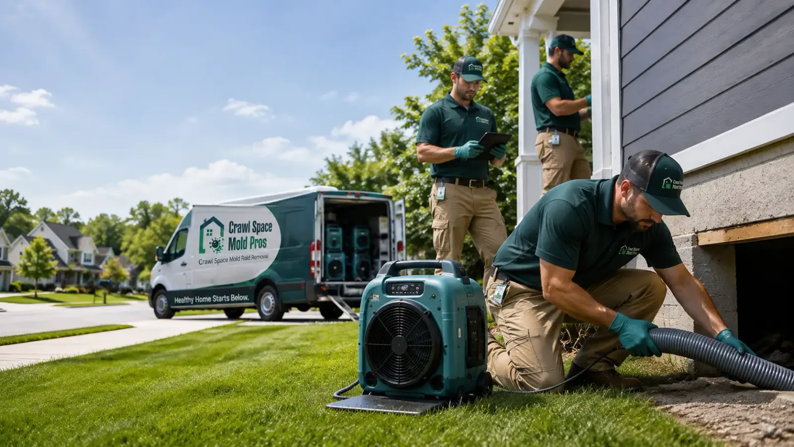 Crawl Space Mold Removal in Tulare, CA